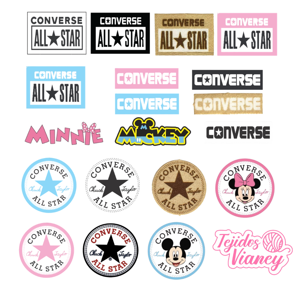 Emblema de converse (par)